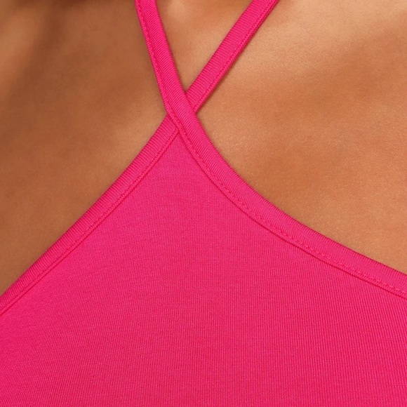 Magenta Halter Bodycon Mini Dress - Picture 2 of 5